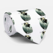 Keeshond Mama 2 Krawatte (Gerollt)