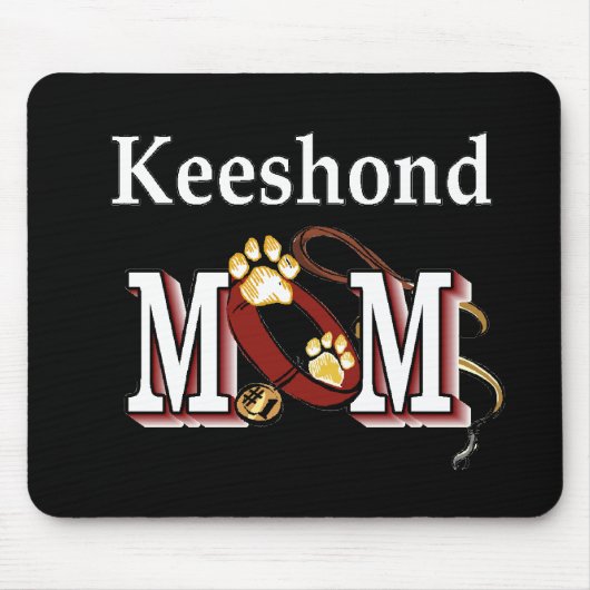 Keeshond MAMA Geschenke Mousepad (Vorne)