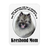 Keeshond-Mama Magnet (Vertikal)