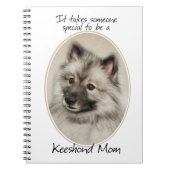 Keeshond-Mama Notizblock (Vorderseite)