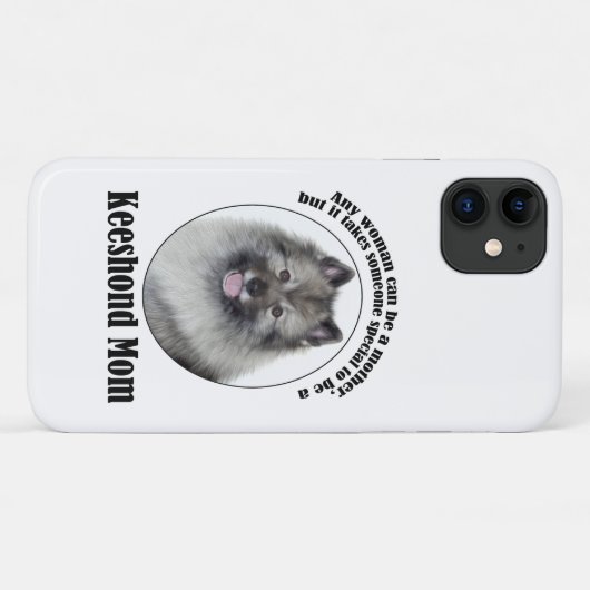 Keeshond Mama Smartphone Case (Rückseite (Horizontal))