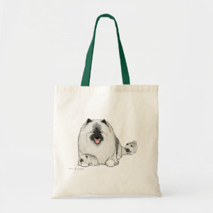 Keeshond mit Welpen Tragetasche