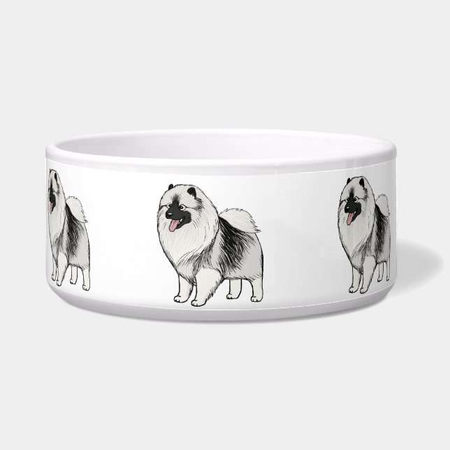 Keeshond Napf (Vorderseite)