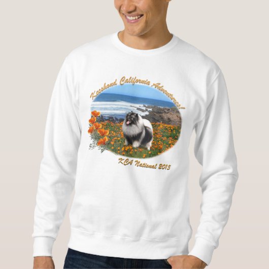 Keeshond-nationales Logo-Sweatshirt Sweatshirt (Vorderseite)