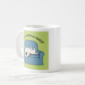 Keeshond "Non-Sporting Breed" Humorischer Hund Kaffeetasse (Vorderseite Links)