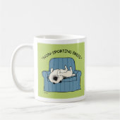 Keeshond "Non-Sporting Breed" Humorischer Hund Kaffeetasse (Links)