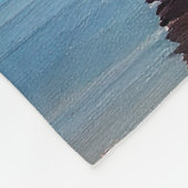 Keeshond on a Paddle: Ein Landschaftliches Abenteu Fleecedecke (Ecke)