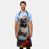 Keeshond on a Paddle: Ein Landschaftliches Abenteu Schürze (Getragen)