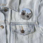 Keeshond Pair of Kees Painting Original Animal Art Button (Beispiel)