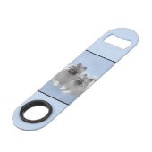 Keeshond Pair of Kees Painting Original Animal Art Speed Flaschenöffner (Rückseite Schrägansicht)