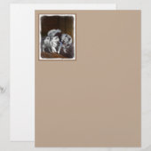 Keeshond Playtime Malerei - Niedliche Original Dog (Vorne/Hinten)