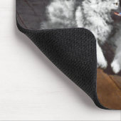 Keeshond Playtime Malerei - Niedliche Original Dog Mousepad (Ecke)