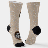 Keeshond Playtime Malerei - Niedliche Original Dog Socken (Gewinkelt)