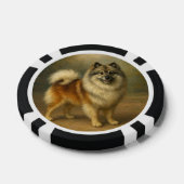 Keeshond Pokerchips (Einzeln)