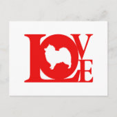 Keeshond Postkarte (Vorderseite)