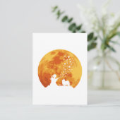 Keeshond Postkarte (Stehend Vorderseite)