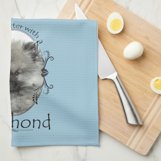 Keeshond Puppy Kitetücher Handtuch (Viertel Falte)