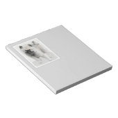 Keeshond Puppy Zeichnend - Niedliche Original Hund Notizblock (angewinkelt)