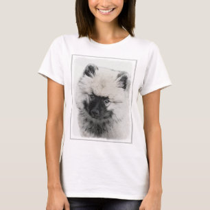 Keeshond Puppy Zeichnend - Niedliche Original Hund T-Shirt