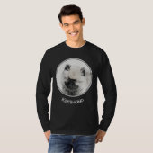 Keeshond Puppy Zeichnend - Niedliche Original Hund T-Shirt (Vorne ganz)