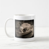 Keeshond-reizende TagesTasse Kaffeetasse (Links)