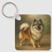 Keeshond Schlüsselanhänger (Vorderseite)
