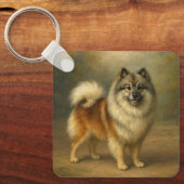 Keeshond Schlüsselanhänger (Vorderseite)
