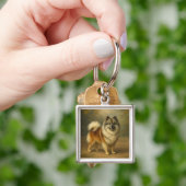Keeshond Schlüsselanhänger (Hand)