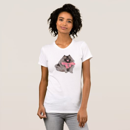 Keeshond-Shirt T-Shirt (Vorne ganz)
