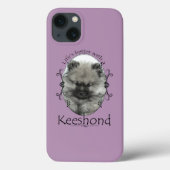 Keeshond-Smartphone-Fall Case-Mate iPhone Hülle (Rückseite)