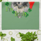 Keeshond St Patricks Day Küchentuch (Gefaltet)