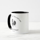 Keeshond Tasse (Vorderseite Links)