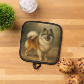 Keeshond Topflappen (Oben Unten)