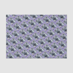 Keeshond und Columbine - Hundfoto Seidenpapier