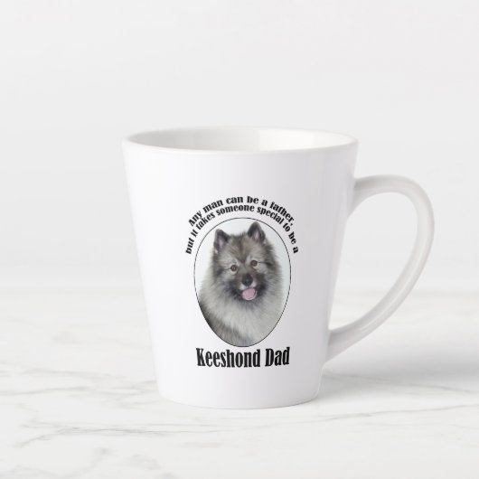 Keeshond Vater Milchtasse (Rechts)