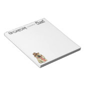 Keeshond Vater Notizblock (angewinkelt)