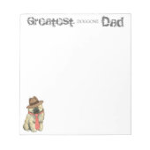Keeshond Vater Notizblock (Vorderseite)