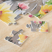Keeshond-Wasserfarben-Puzzle Puzzle (Seite)