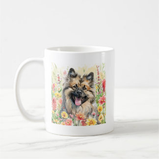 Keeshond-Wasserfarben-Tasse Kaffeetasse