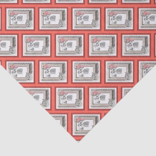 Keeshond Weihnachtsfenster Malerei Hund Kunst Seidenpapier (Ausschnitt)