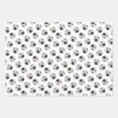 Keeshond Zeichnend Schlüssel Welpe Niedlich Origin Geschenkpapier Set (Vorderseite 2)