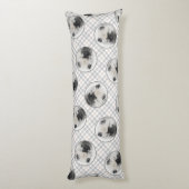 Keeshond Zeichnend Schlüssel Welpe Niedlich Origin Seitenschläferkissen (Rückseite (Vertikal))