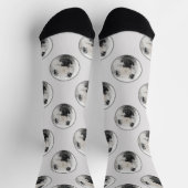 Keeshond Zeichnend Schlüssel Welpe Niedlich Origin Socken (Oben)