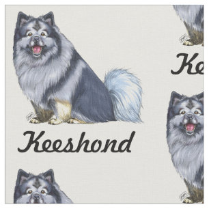 Keeshondgewebe Stoff