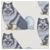 Keeshondgewebe Stoff (Nahaufnahme)