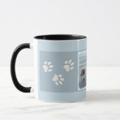 Keeshonds am Meer Tasse (Links)