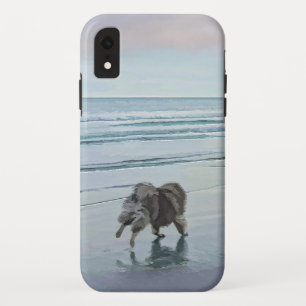 Keeshonds an der Küste Malerei Hund Kunst Case-Mate iPhone Hülle