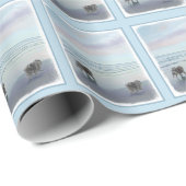 Keeshonds an der Küste Malerei Hund Kunst Geschenkpapier (Rolleneckpunkt)