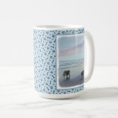 Keeshonds an der Küste Malerei Hund Kunst Kaffeetasse (VorderseiteRechts)