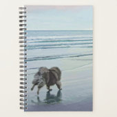 Keeshonds an der Küste Malerei Hund Kunst Planer (Vorderseite)